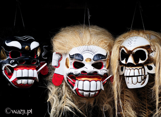 Bali 2008. Balijskie maski.