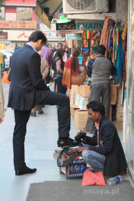 New Delhi, Khan Market, grudzien 2013